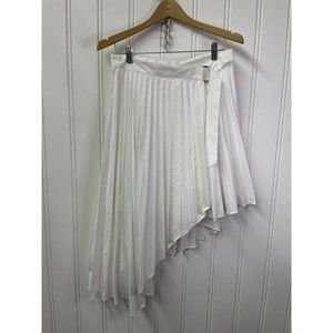 Anthropologie Maeve Pleated Asymmetrical Wrap Skirt, Size 10 NWT‎